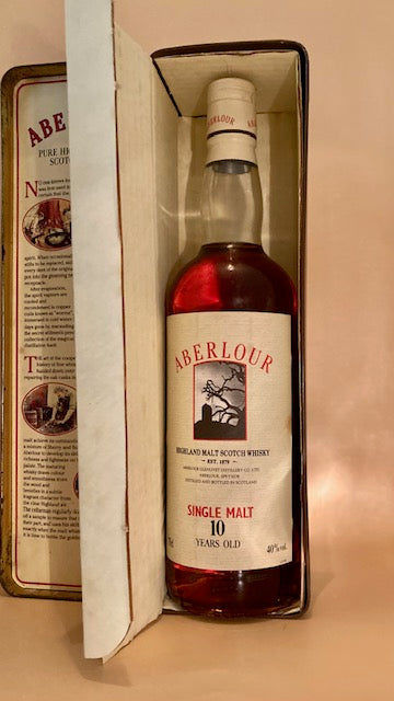 Aberlour Highland Malt Scotch Whisky - Single Malt 10 Years Old in presentation packaging